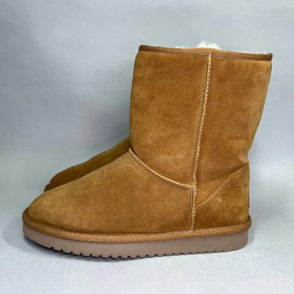 Koolaburra Women's Size 9 Koola Short Chestnut Suede‎ Winter Boots